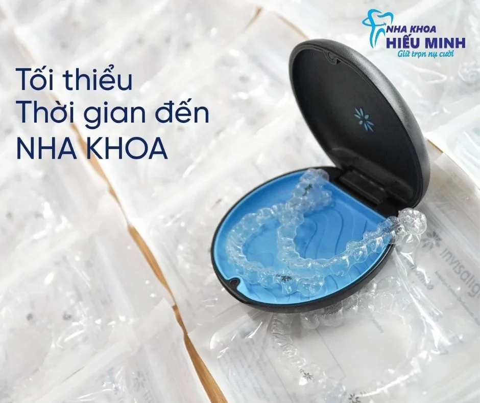 Invisalign giúp tối thiểu số lần tái khám tại nha khoa